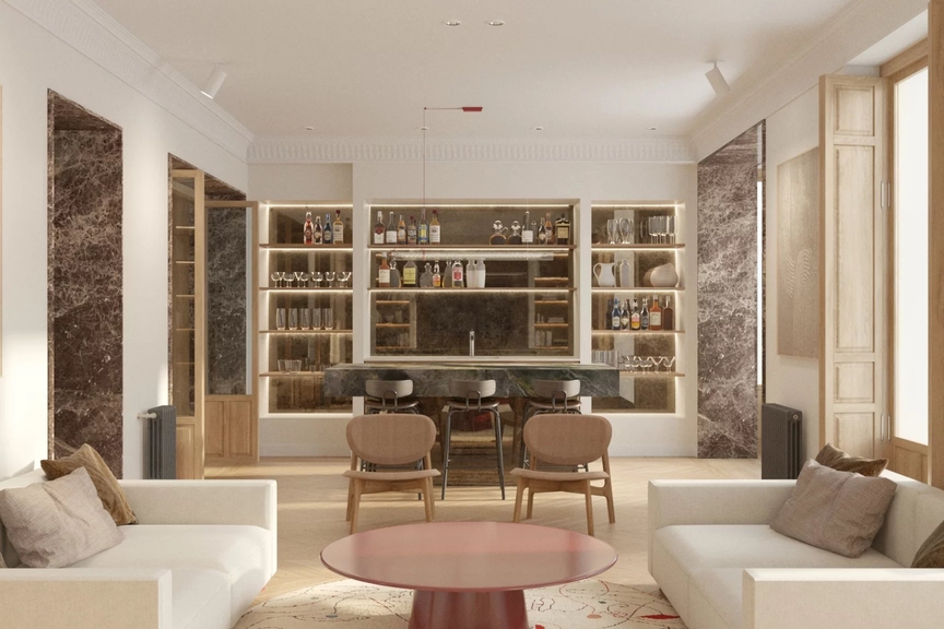 Fantástica vivienda en un emblemático edificio clásico