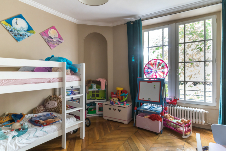 Fantástico apartamento en la zona de la Torre Eiffel-Lecourbe con vistas a un jardín