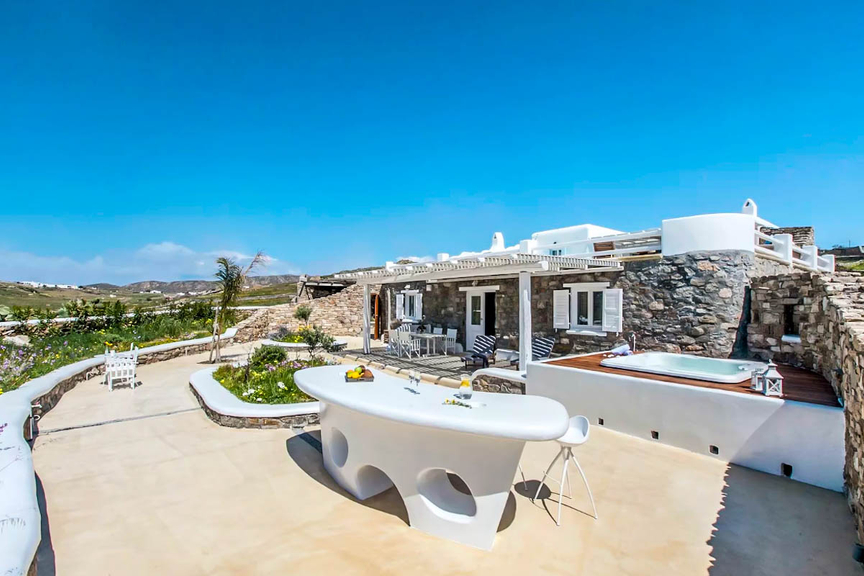 Two Luxury Mykonos Villas in very good condition for sale.