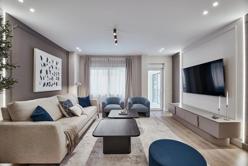 Moderna vivienda en el barrio de Salamanca