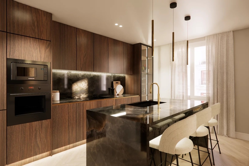 Ático de lujo de 4 dormitorios en Goya